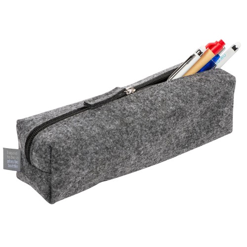 Пенал "Felt" из RPET-фетра, серый