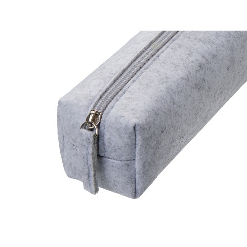 Пенал "Felt" из RPET-фетра, светло-серый