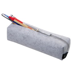 Пенал "Felt" из RPET-фетра, светло-серый