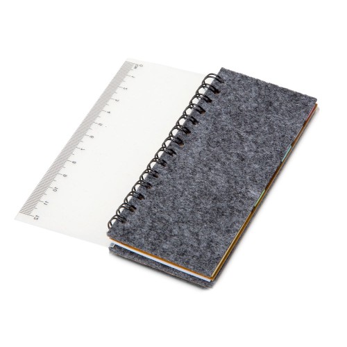 Мини-блокнот со стикерами А7 "Felt"