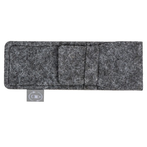 Футляр для ручек из RPET-фетра "Felt", серый