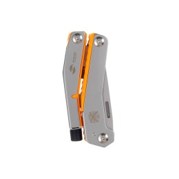 Мультитул Stinger, 102 мм, 8 функций, сталь/АБС-пластик, оранжевый, в комплекте нейлоновый чехол