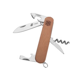 Нож перочинный Stinger, 90 мм, 10 функций, материал рукояти: древесина сапеле