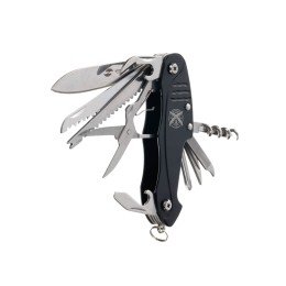 Нож перочинный Stinger, 96 мм, 15 функций, материал рукояти: алюминий (черный)