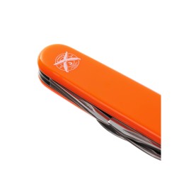 Нож перочинный Stinger, 90 мм, 11 функций, материал рукояти: АБС-пластик (оранжевый)