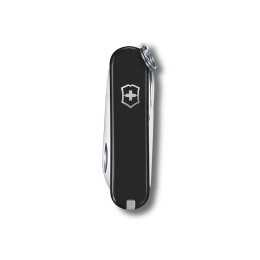 Нож-брелок VICTORINOX Classic SD Colors "Dark Illusion", 58 мм, 7 функций, чёрный