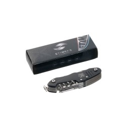 Нож перочинный Stinger, 96 мм, 15 функций, материал рукояти: алюминий (черный)