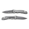 Нож складной Stinger, 102 мм, (серый), материал рукояти: нержавеющая сталь (серый)