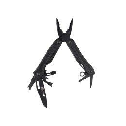 Мультитул Stinger, 100x40 мм, 11 функций, сталь, чёрный, в комплекте нейлоновый чехол