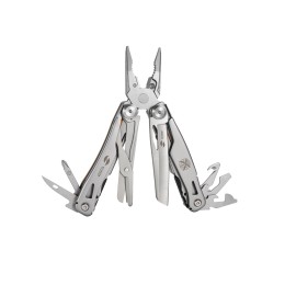 Мультитул Stinger, 106 мм, 15 функций, сталь/АБС-пластик, оранжевый, в комплекте нейлоновый чехол