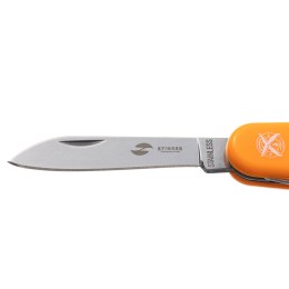 Нож перочинный Stinger, 90 мм, 10 функций, материал рукояти: АБС-пластик (оранжевый)