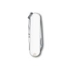 Нож-брелок VICTORINOX Classic SD Colors "Falling Snow", 58 мм, 7 функций, белый