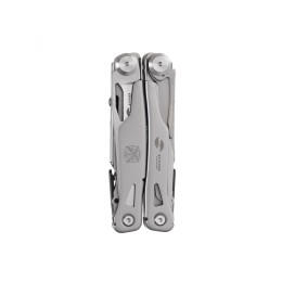 Мультитул Stinger, 106 мм, 15 функций, сталь, серебристый, в комплекте нейлоновый чехол