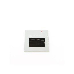 Швейцарская карточка VICTORINOX SwissCard Classic, 10 функций, полупрозрачная чёрная