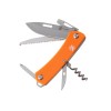 Нож перочинный Stinger, 103 мм, 10 функций, материал рукояти: АБС-пластик (оранжевый)