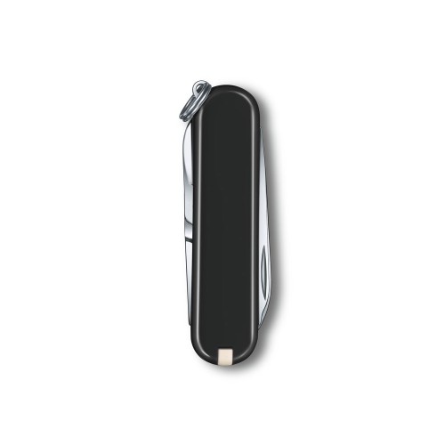 Нож-брелок VICTORINOX Classic SD Colors "Dark Illusion", 58 мм, 7 функций, чёрный