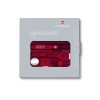 Швейцарская карточка VICTORINOX SwissCard Lite, 13 функций, полупрозрачная красная