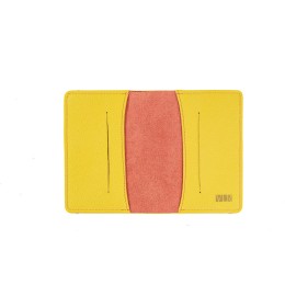 Обложка для паспорта Valerie Concept PSC10, красный/желтый