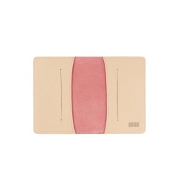 Обложка для паспорта Valerie Concept PSC6, розовый/бежевый