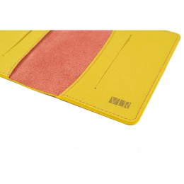 Обложка для паспорта Valerie Concept PSC10, красный/желтый