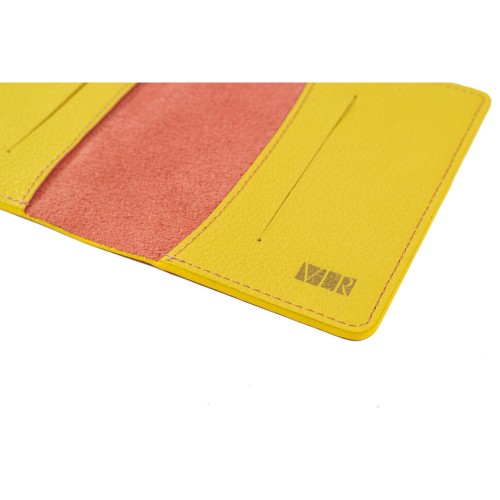 Обложка для паспорта Valerie Concept PSC10, красный/желтый