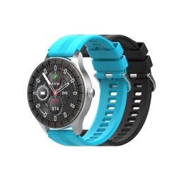 Умные часы HIPER IoT Watch GTR, черный/голубой