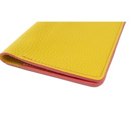 Обложка для паспорта Valerie Concept PSC11, желтый/красный