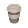 Стакан с силиконовой крышкой "Cafe", beige