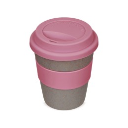 Стакан с силиконовой крышкой "Cafe", dust pink