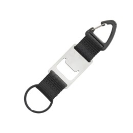 Брелок-ремувка с открывашкой и карабином "Champion", черный