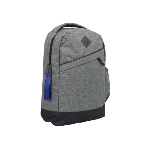 Брелок-ремувка из эко-кожи с карабином "Domino", темно-синий