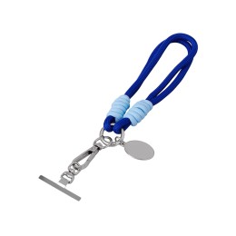 Брелок-браслет "Bohemian" c металлическим держателем для телефона, синий