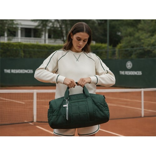 Брелок-веревочка на карабине "Trinket", черно-белый