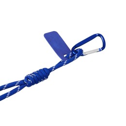 Брелок-веревочка на карабине "Trinket", синий