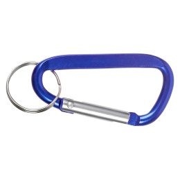Брелок-карабин из переработанного алюминия "Alumina", синий
