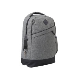 Брелок-ремувка "Carabinier" из ткани с вставкой из экокожи и карабином, черный