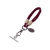Брелок-браслет "Bohemian" c металлическим держателем для телефона, бургунди