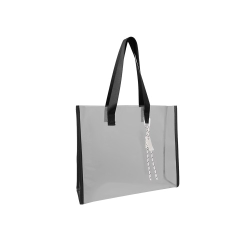 Брелок-веревочка на карабине "Trinket", черно-белый