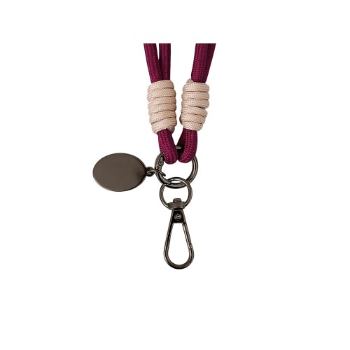 Брелок-браслет "Bohemian", бургунди