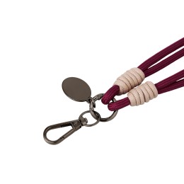 Брелок-браслет "Bohemian", бургунди