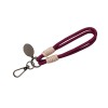Брелок-браслет "Bohemian" c металлическим держателем для телефона, бургунди
