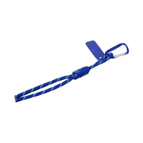 Брелок-веревочка на карабине "Trinket", синий