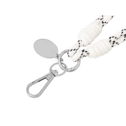 Брелок-браслет "Bohemian", черно-белый