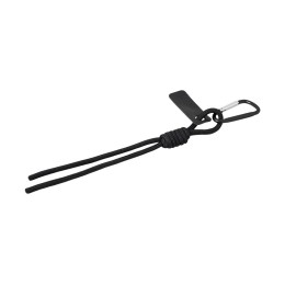 Брелок-веревочка на карабине "Trinket", черный