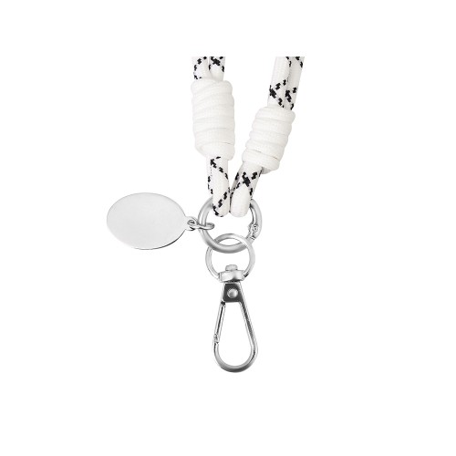 Брелок-браслет "Bohemian", черно-белый