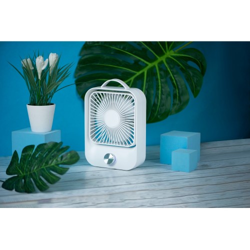 Настольный вентилятор с плавным регулированием скорости "Circa", белый