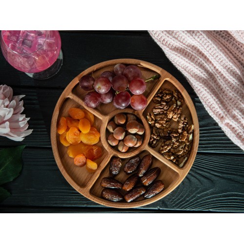 Менажница из бука с пропиткой маслом "Delly"