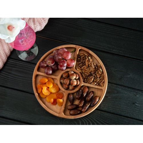 Менажница из бука с пропиткой маслом "Delly"