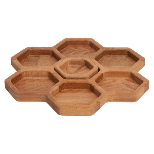 Менажница соты с одной соусницей "Соты"