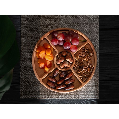 Менажница из бука с пропиткой маслом "Delly"